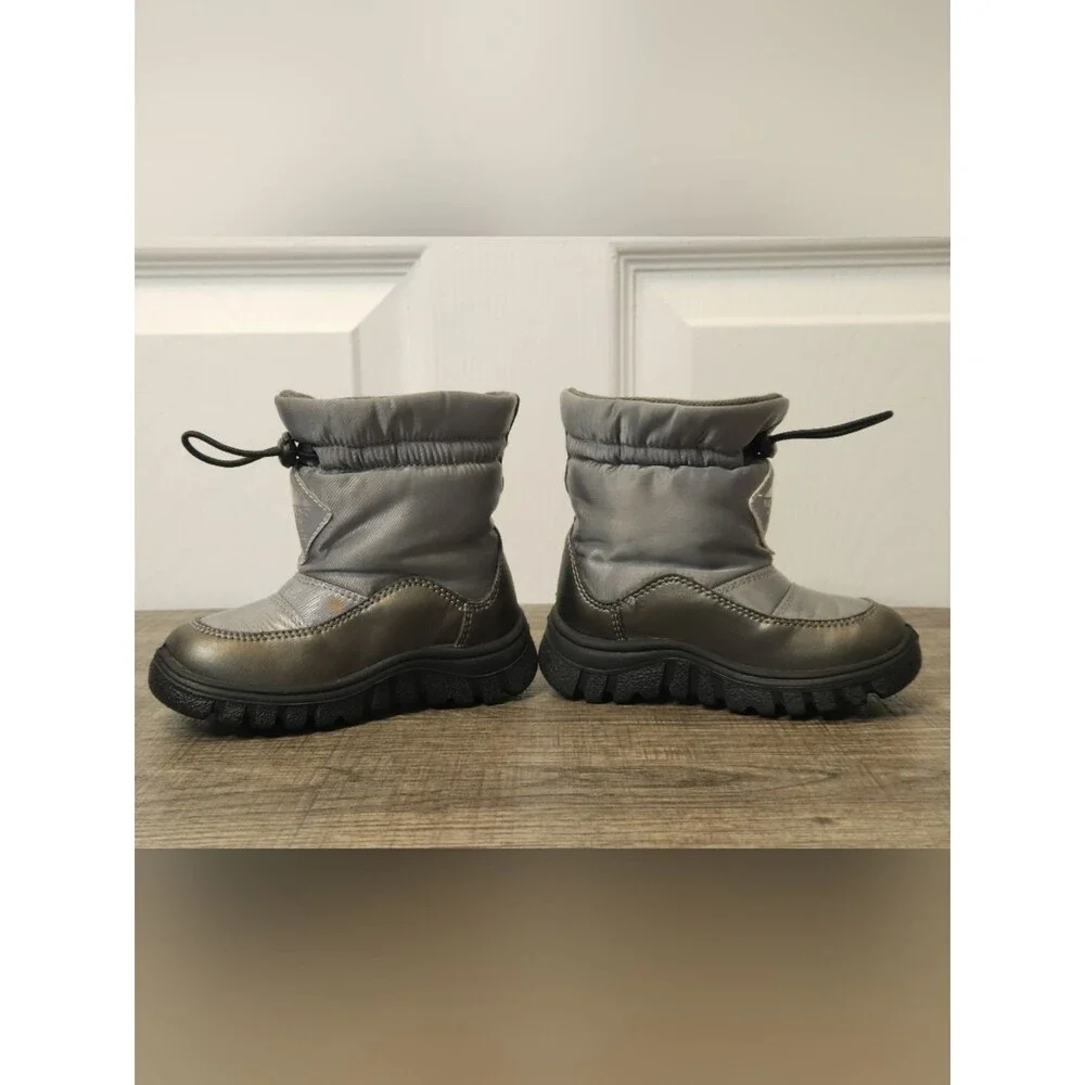 Naturino Infant Gray Winter Boots - Waterproof Size 22/US 6